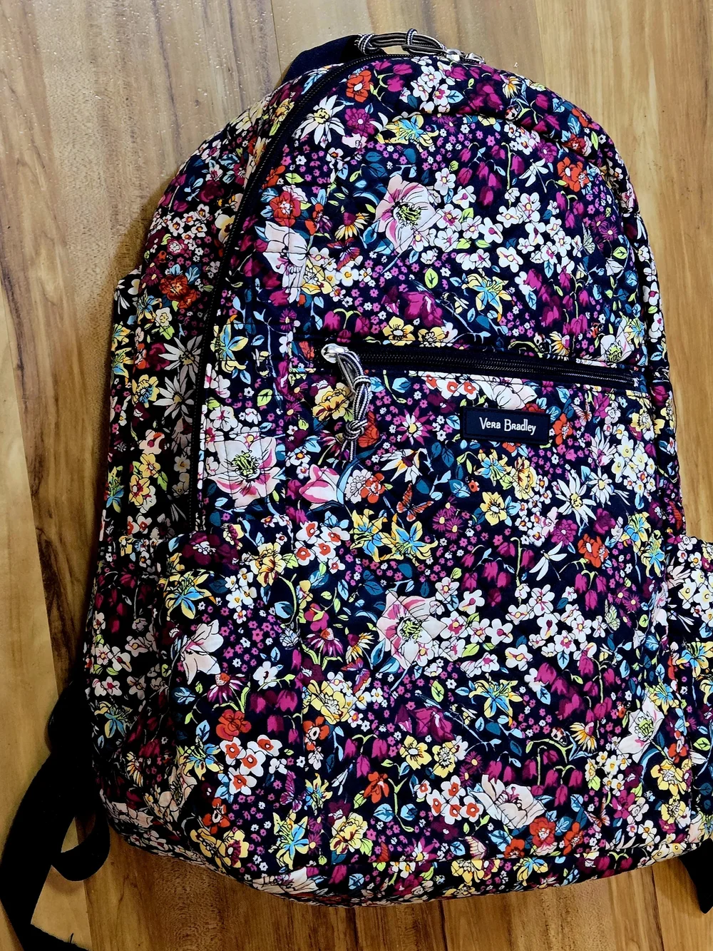 Vera Bradley Quilted Cotton Backpack - Retired Itsy Ditsy Floral Print